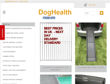 Tablet Screenshot of doghealth.co.uk